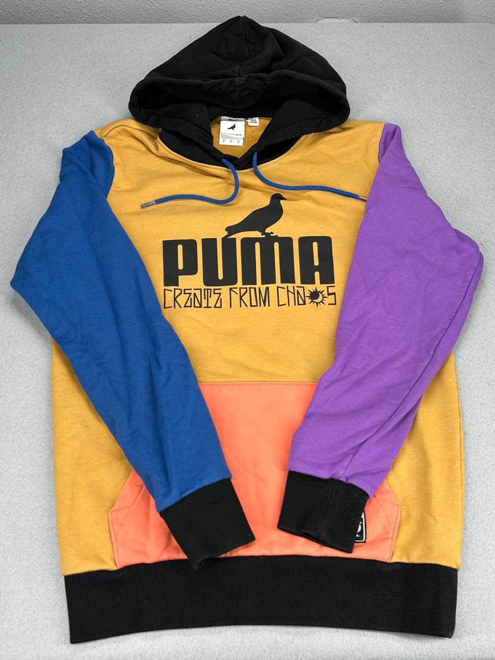 PUMA × Staple Pigeon "Create From Chaos" Colorblock Hoodie